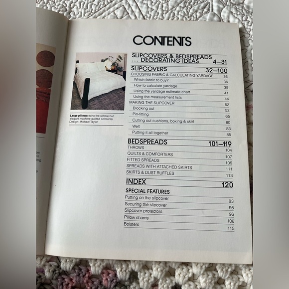 Slipcover & Bedspreads Vintage 1970s book - Picture 6 of 8